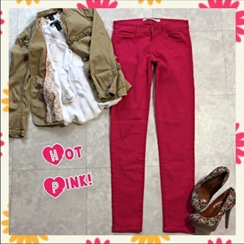 ZARA Core Denim Stretch Low Rise Skinny Je…